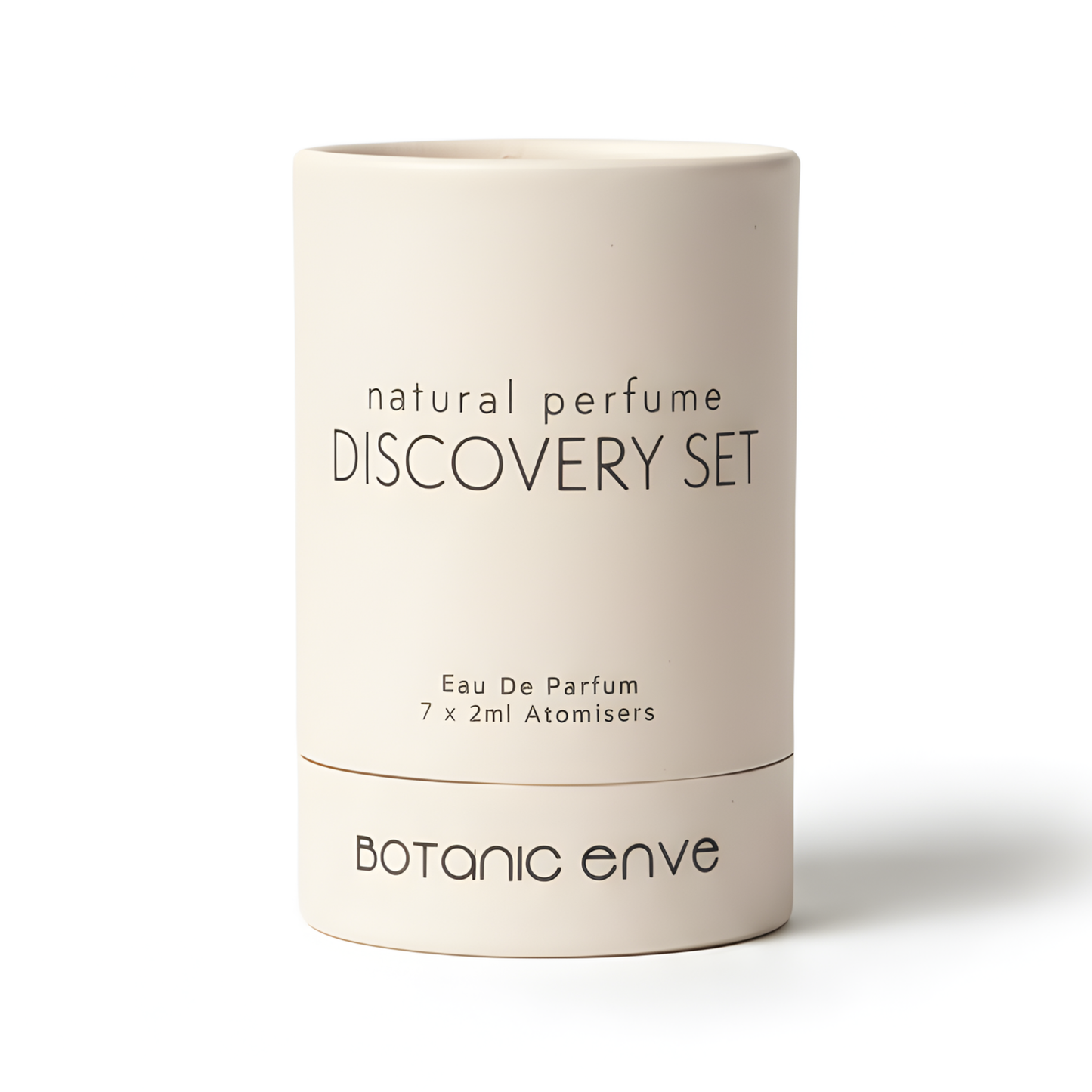 Botanic Enve natural perfume discovery set on a white background