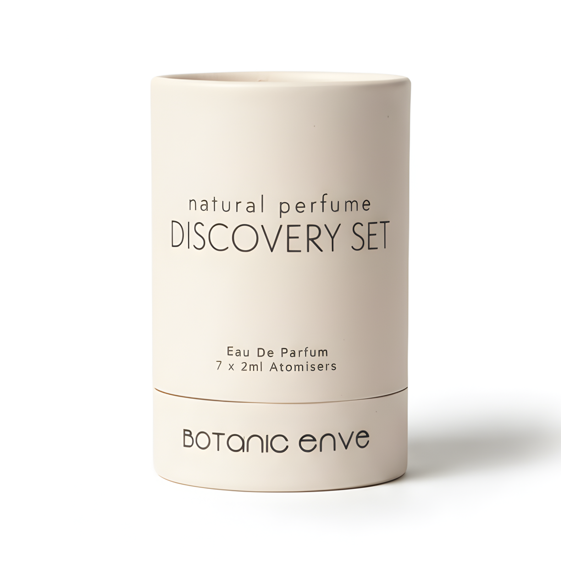 Botanic Enve natural perfume discovery set on a white background